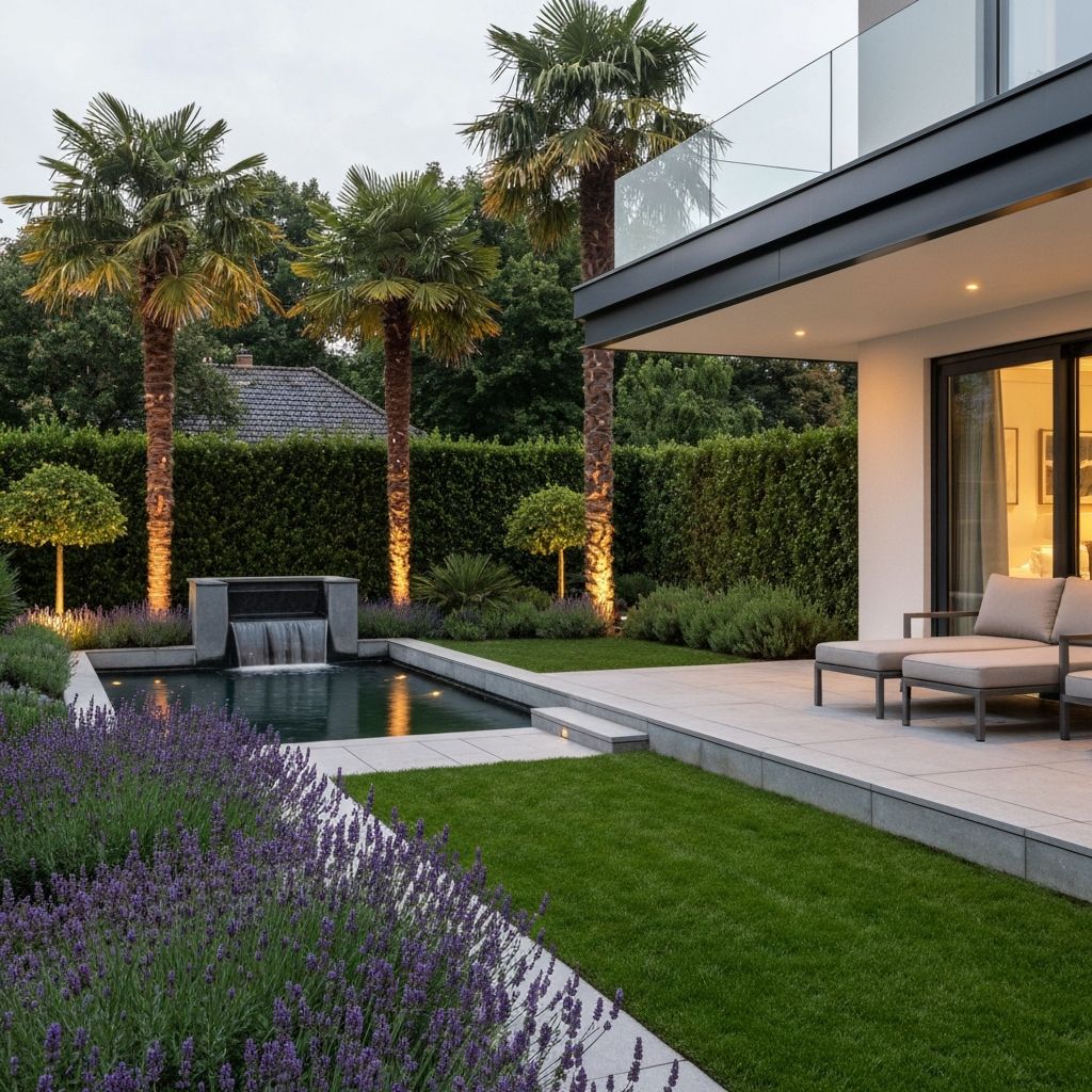 Professioneller Gartenbau
